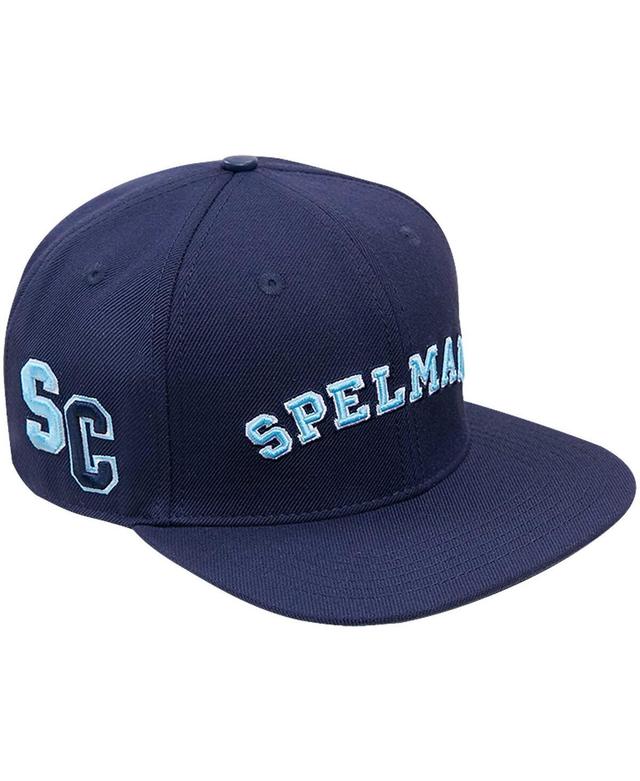 Mens Pro Standard Navy Spelman College Jaguars Evergreen Spelman Snapback Hat Product Image