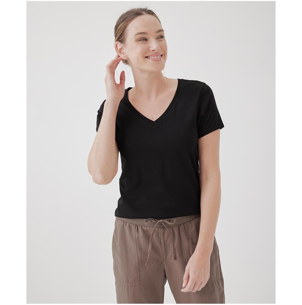 Womens Softspun V-Neck Tee XS Product Image