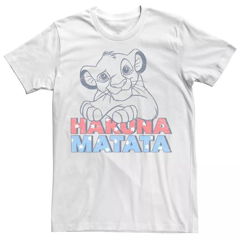 Disneys Lion King Stars Filled Hakuna Matata Mens Graphic Tee Product Image