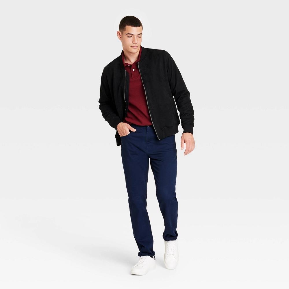 Men's Faux Suede Bomber Jacket - Goodfellow & Co™ Product Image