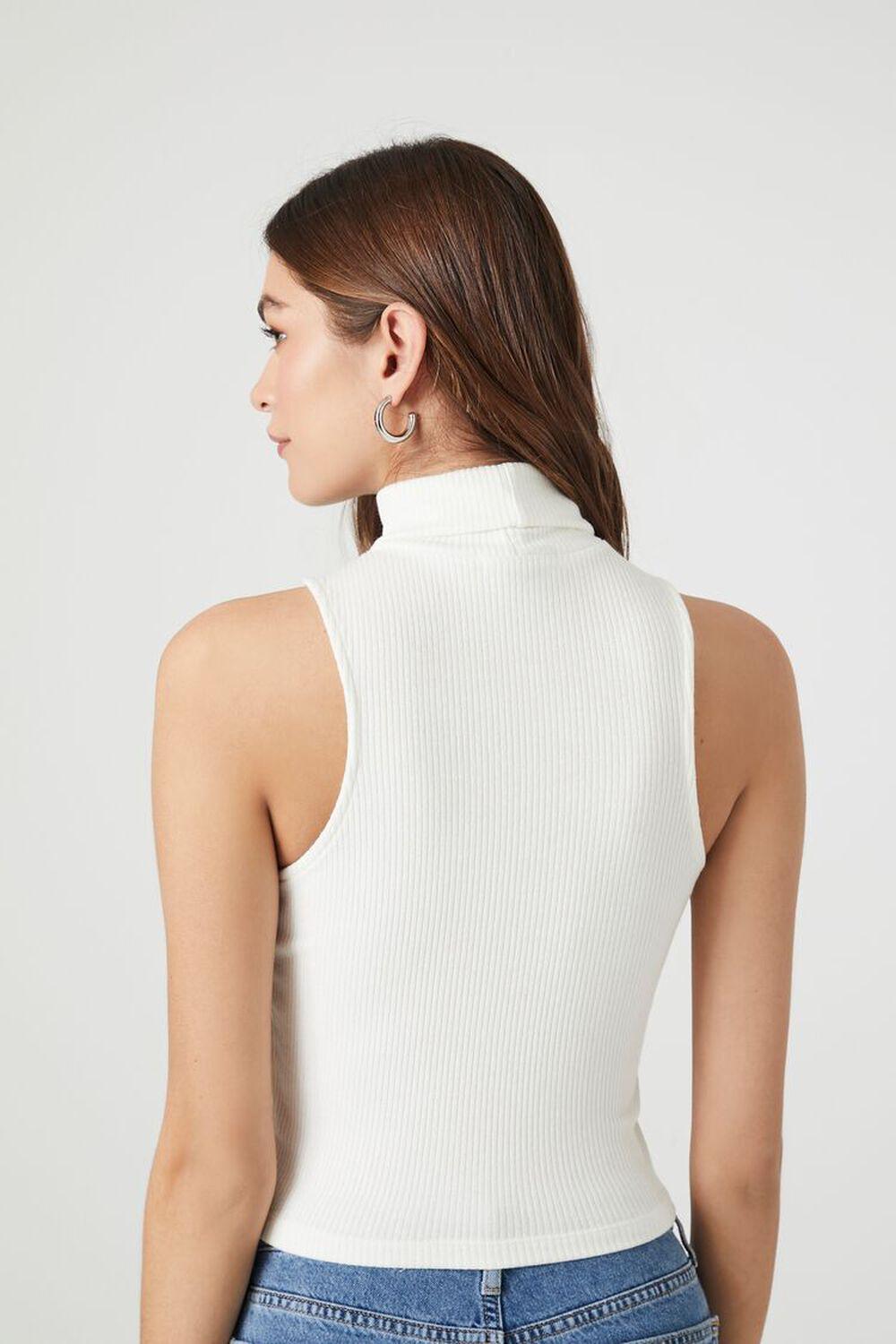 Ribbed Turtleneck Crop Top | Forever 21 Product Image