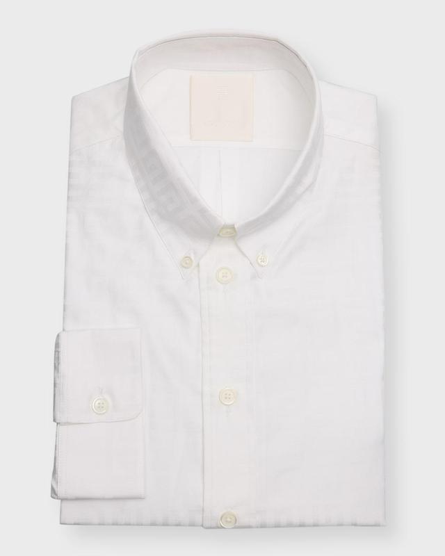 Mens Cotton 4G Jacquard Dress Shirt Product Image