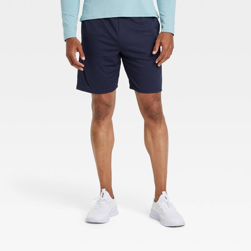 Mens Mesh Shorts 8.5 - All in Motion Navy S, Blue Product Image