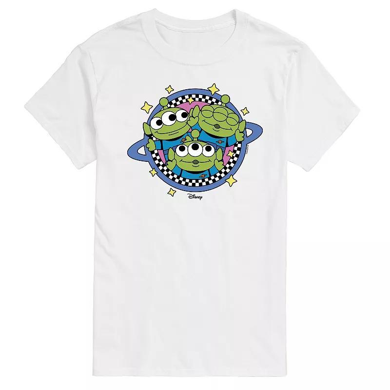 Disney / Pixars Toy Story Aliens Mens Checker Planet Graphic Tee Product Image