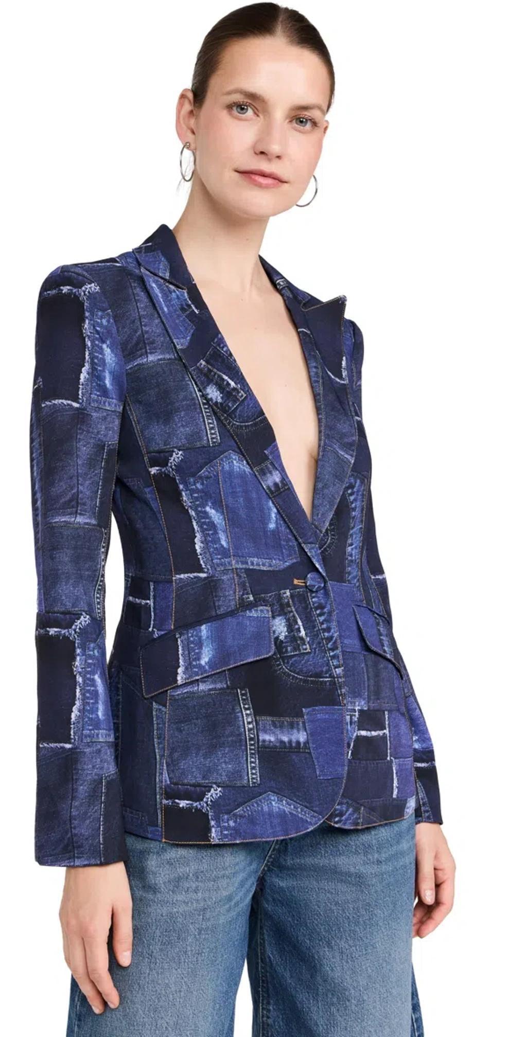 Photoreal Denim Cheyenne Blazer Indigo Multi Product Image