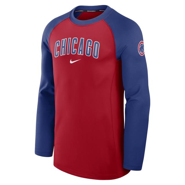 Chicago Cubs Authentic Collection Game Time Nike Men's Dri-FIT MLB Long-Sleeve T-Shirt Product Image