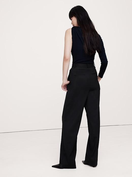 High-Rise Wide-Leg Wool Pant Product Image