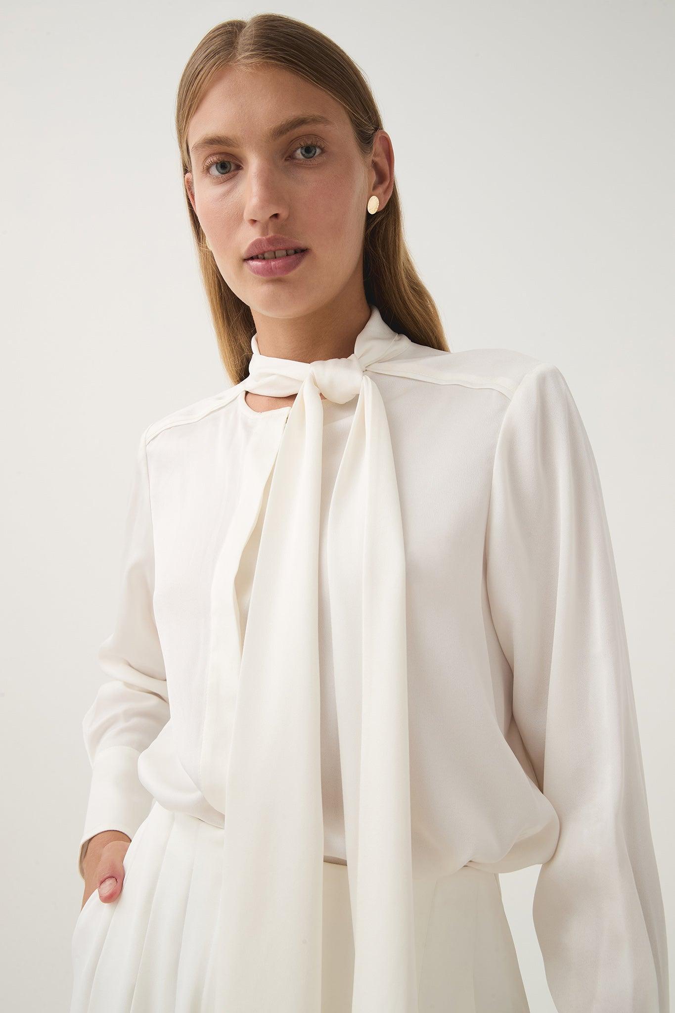 Dura Pussy Bow Blouse Product Image