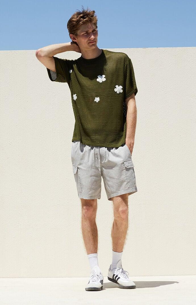 Men's Linen Cargo Shorts Product Image