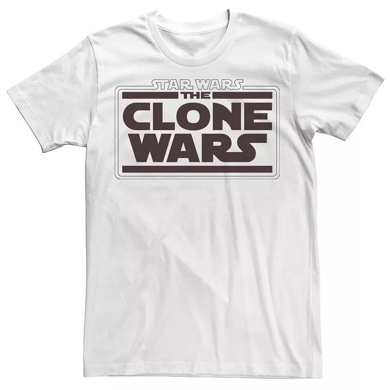 Mens Star Wars: The Clone Wars Logo Stack Tee Product Image