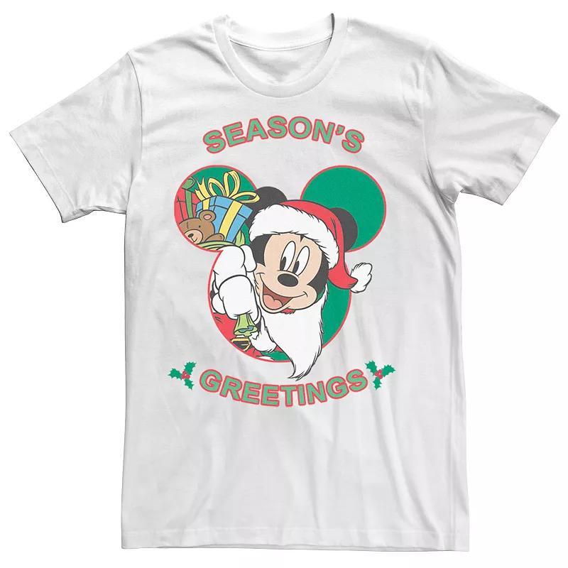 Disneys Mickey Mouse Seasons Greetings Christmas Mens Tee Product Image