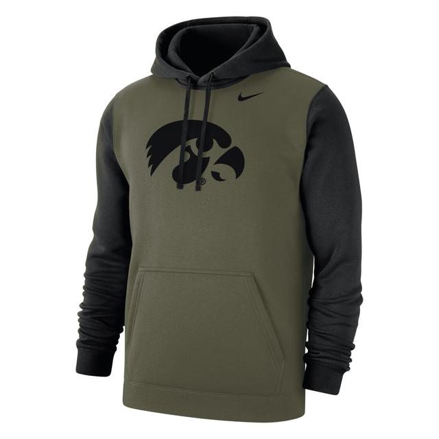 Iowa Olive Pack Nike Mens College Hoodie Product Image