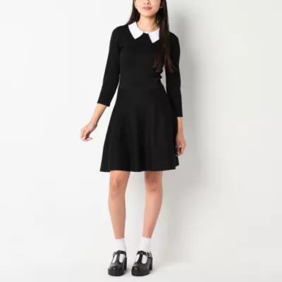 by&by Womens 3/4 Sleeve Sweater Dress Juniors product image