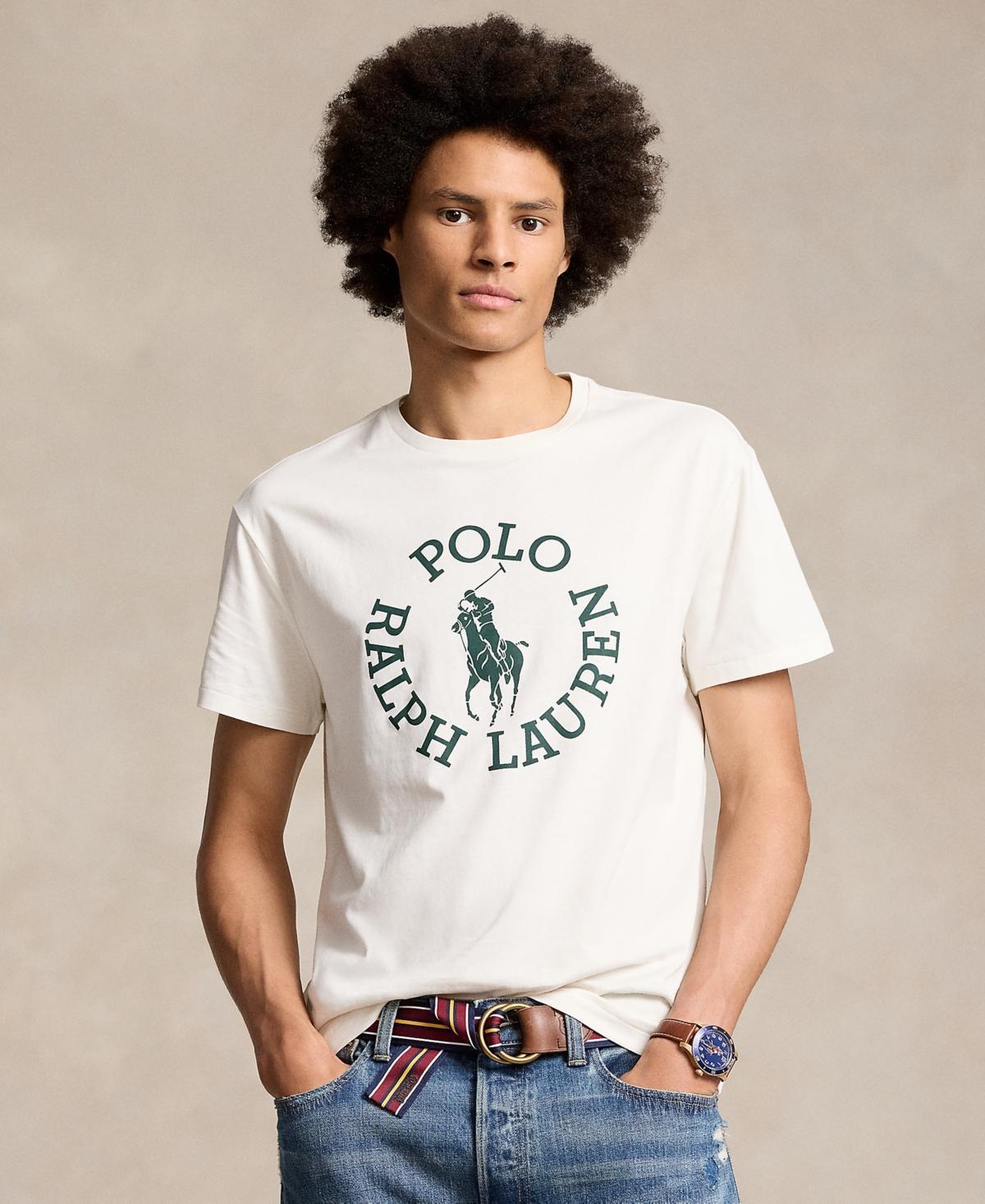 Polo Ralph Lauren Mens Classic-Fit Big Pony Logo Jersey T-Shirt Product Image