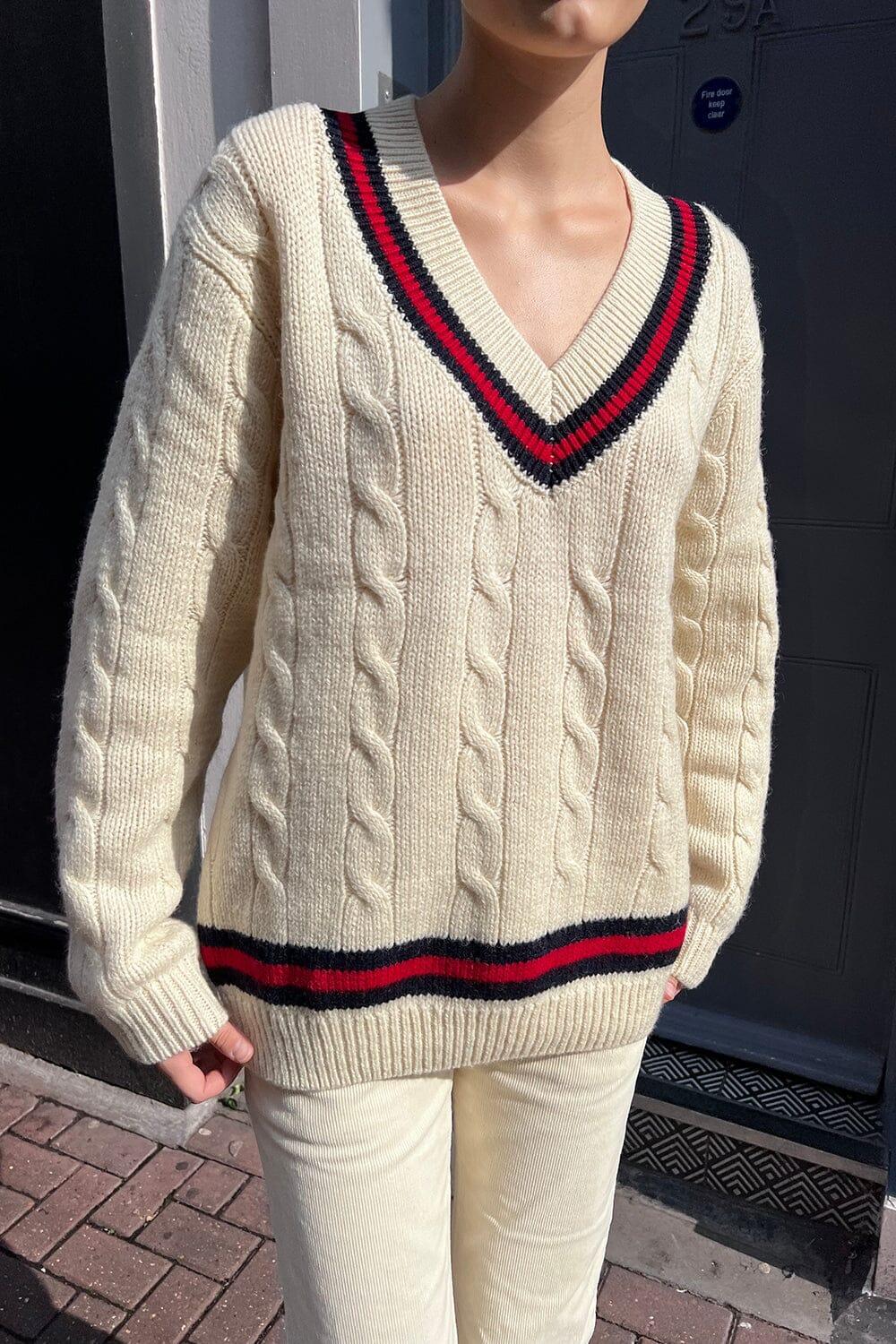 Nikki Heavy Wool Stripe Sweater Product Image