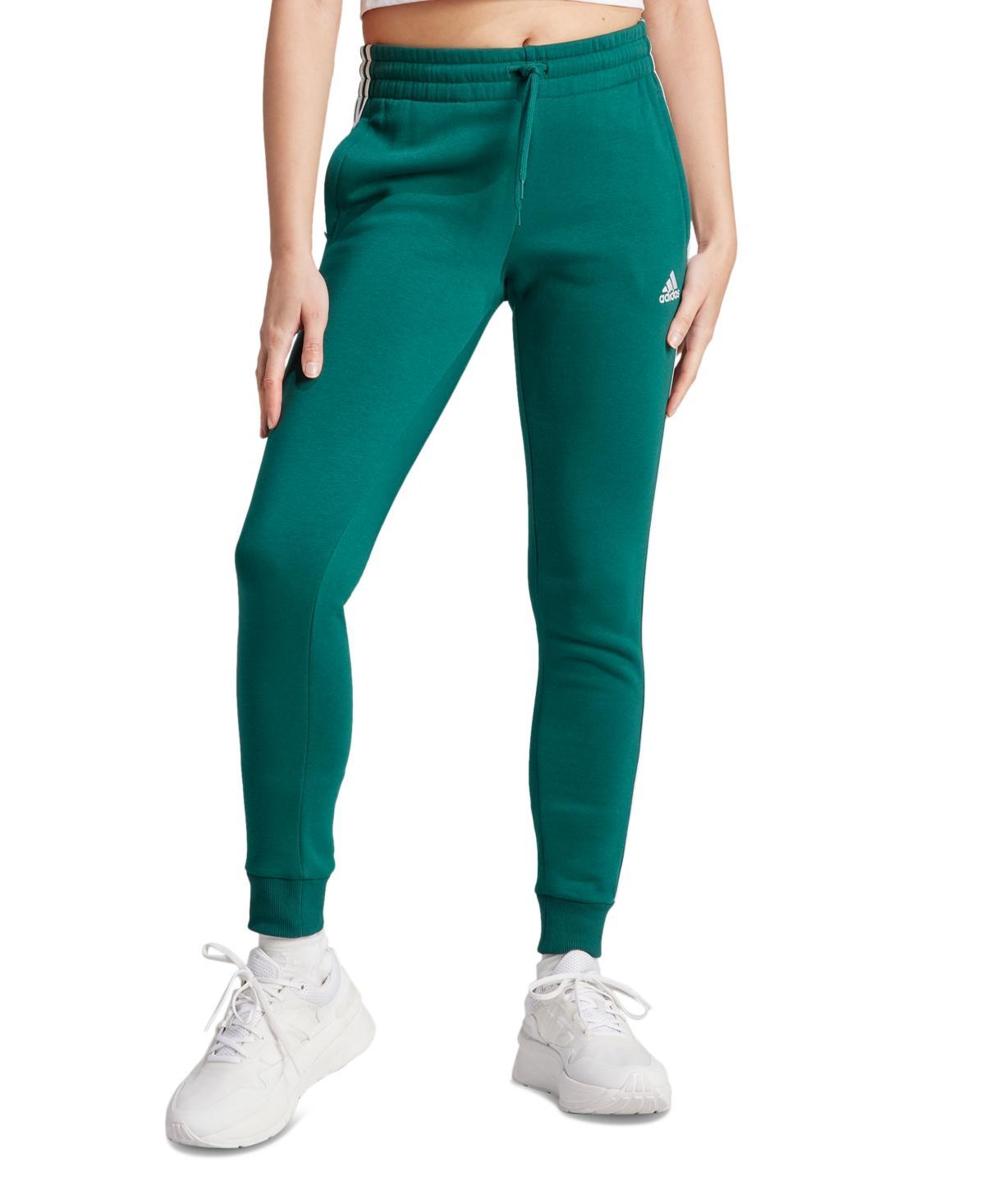 Womens adidas Sportswear Essentials 3-Stripes Fleece Pants Product Image