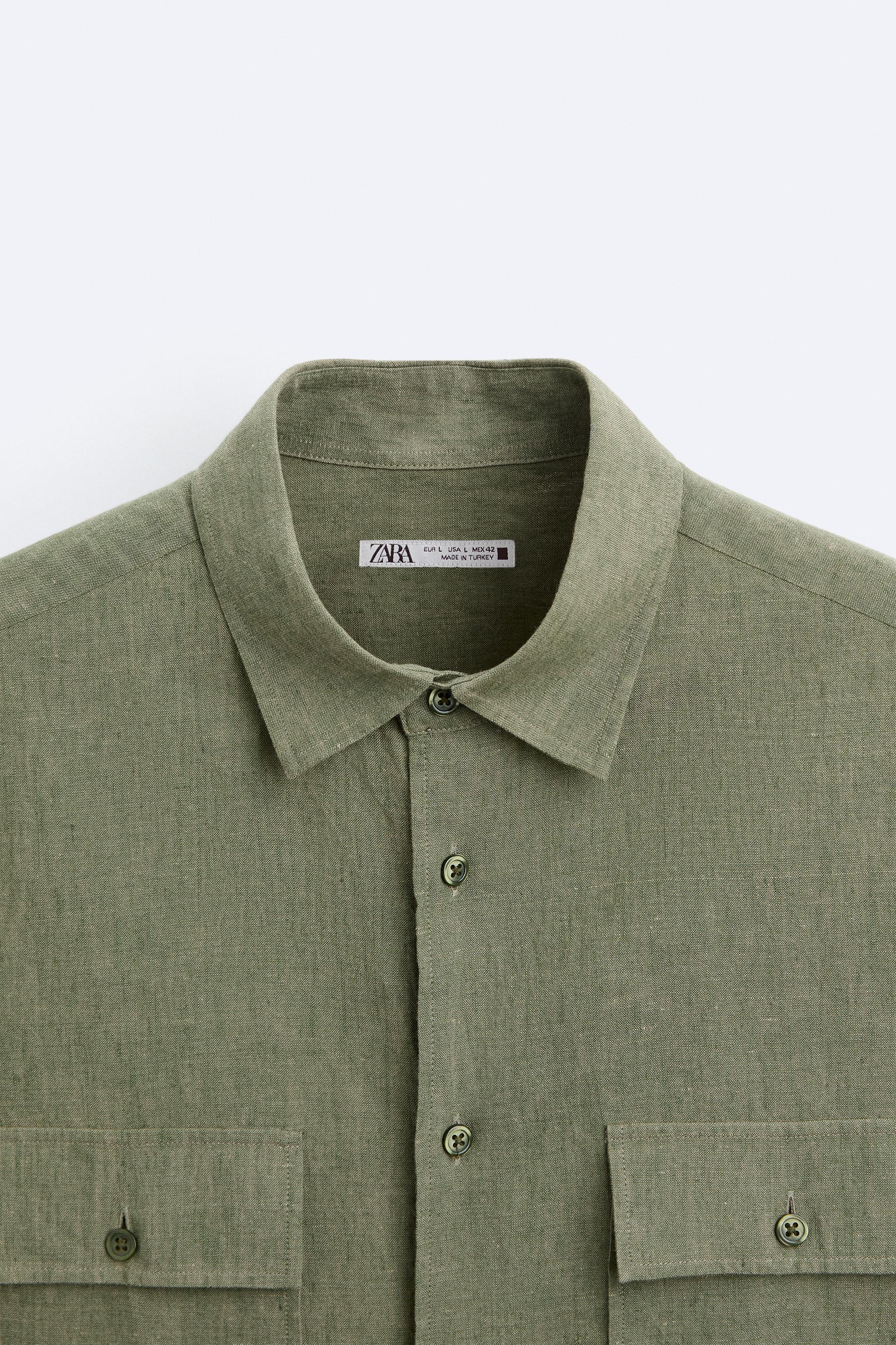 COTTON - LINEN BLEND SHIRT Product Image