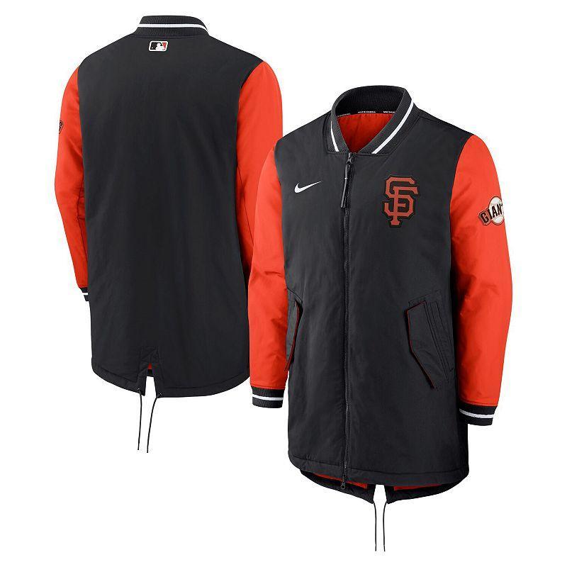 Mens Nike Black San Francisco Giants Authentic Collection Dugout Performance Full-Zip Jacket Product Image