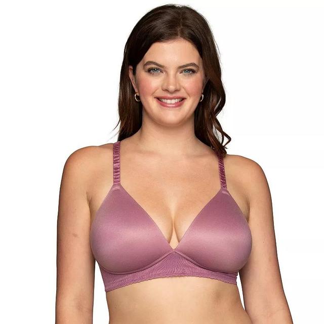 Womens Vanity Fair Effortless Wireless Bra 77164 Enchanted Pink Lace Product Image