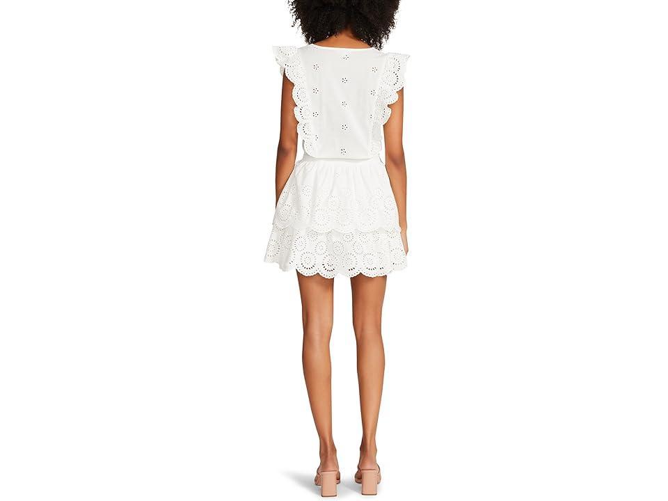 Steve Madden Jayda Dress in White. Size M, S. Product Image