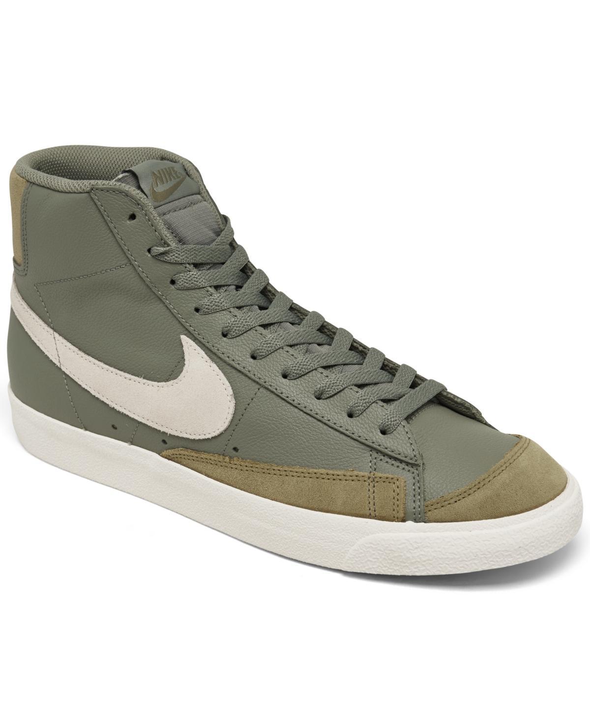 Nike Mens Blazer Mid 77 Premium Casual Sneakers from Finish Line - Dark Stucco Product Image