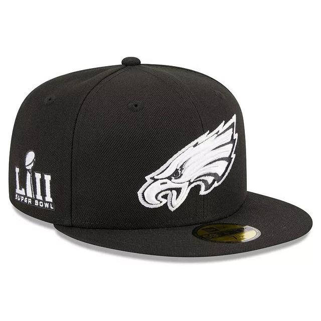 Mens New Era Philadelphia Eagles Main Patch 59FIFTY Fitted Hat Product Image