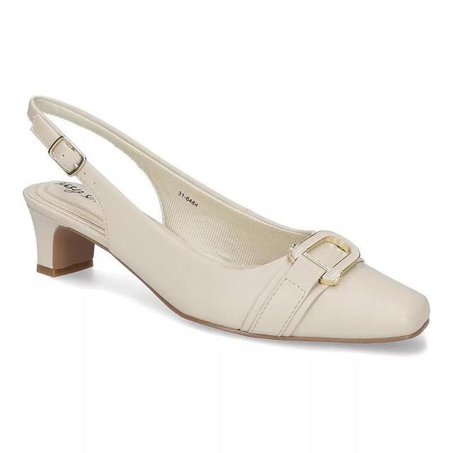 Easy Street Connie Womens Slingback Pumps Ivory Product Image