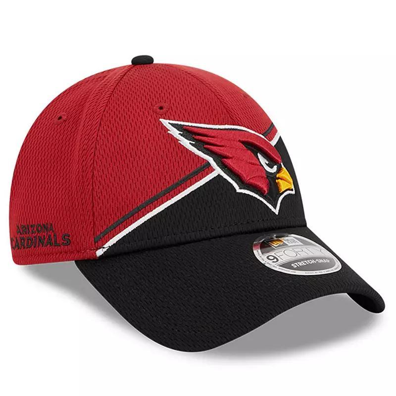 Mens New Era Cardinal Arizona Cardinals 2023 Sideline 9FORTY Adjustable Hat - Cardinal Product Image