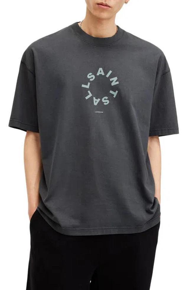 Tierra Cotton Graphic T-shirt In Jackson Blue Product Image