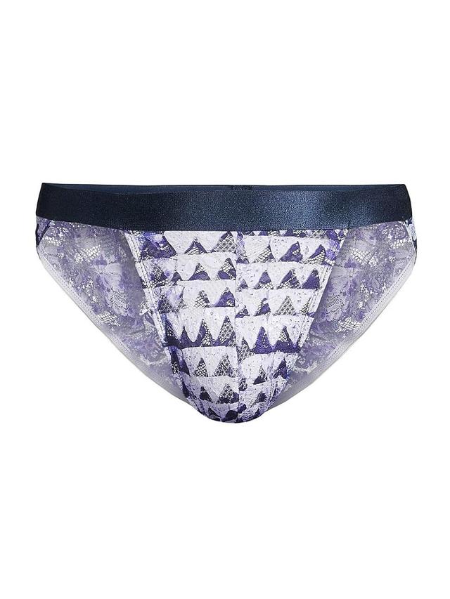 Mens Never Say Never Print Sports Briefs Product Image