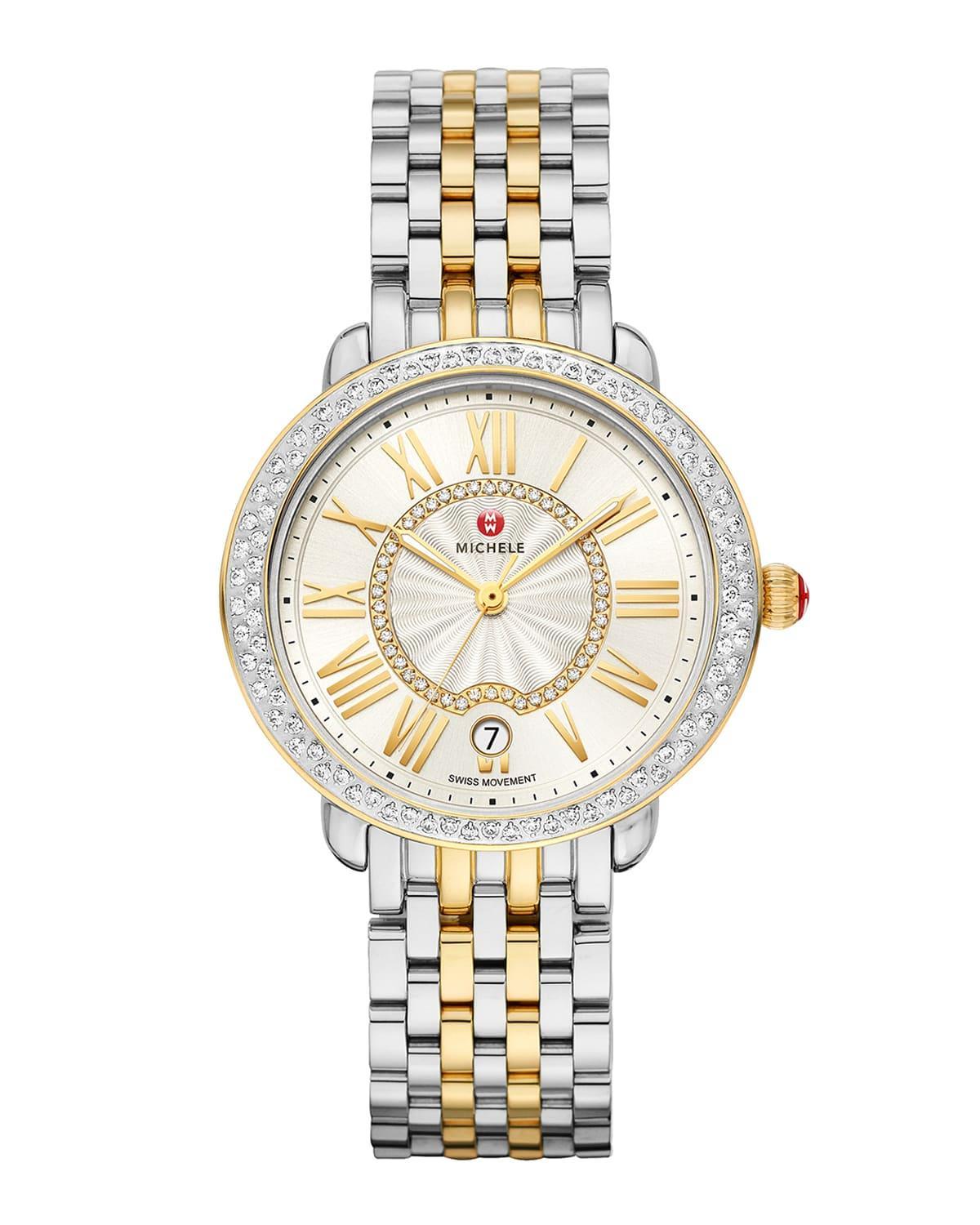 Womens Serin Mid Two-Tone Diamond Bracelet Watch Product Image