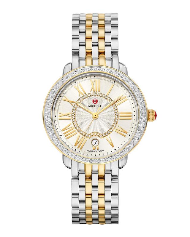 Womens Serin Mid Two-Tone Diamond Bracelet Watch Product Image