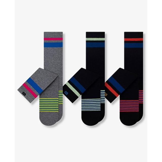 Pair of Thieves Mens Striped Cushion Crew Socks 3pk - Colors May Vary 6-12 Product Image