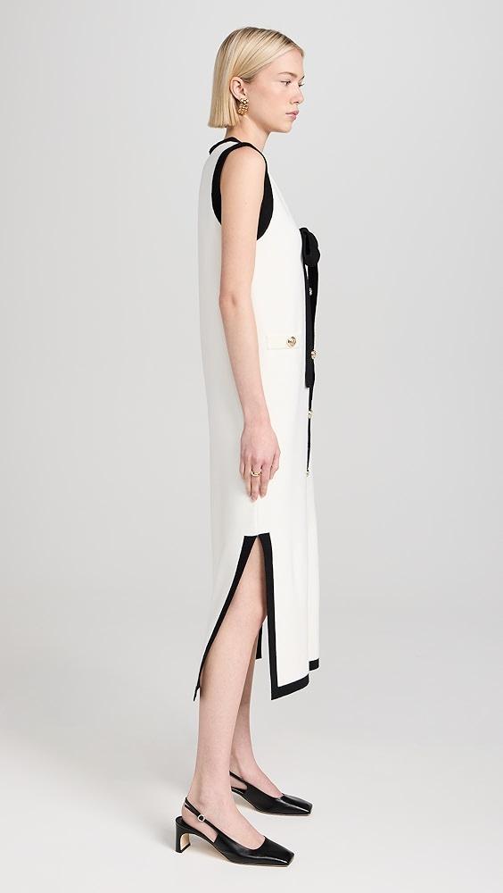 English Factory Knit Midi Dress With Ribbon Tie | Shopbop Product Image