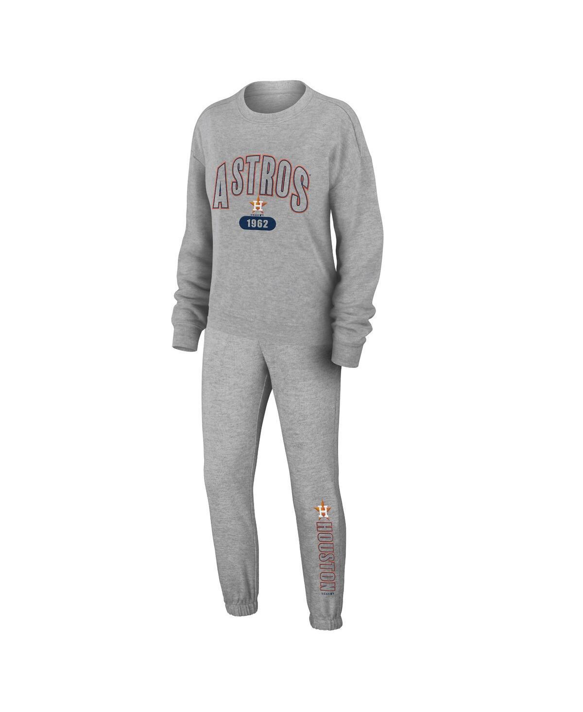 Womens WEAR by Erin Andrews Gray Houston Astros Knitted Lounge Set Product Image