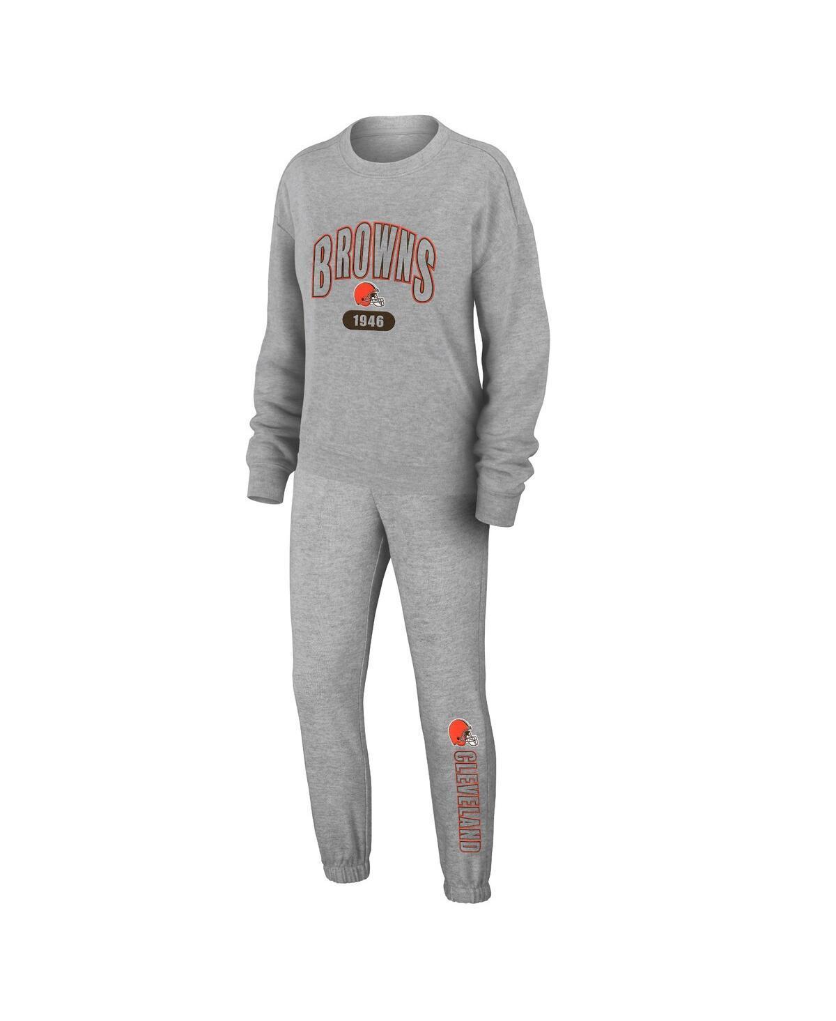 Womens WEAR by Erin Andrews Gray San Francisco Giants Knitted Lounge Set Product Image