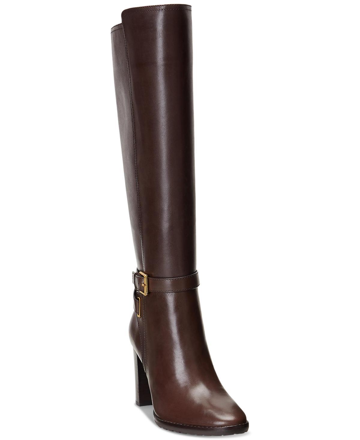 Lauren Ralph Lauren Womens Manchester Buckled Dress Boots Product Image