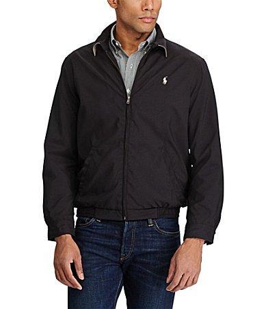 Polo Ralph Lauren Bi-Swing Windbreaker Jacket Black. (also in M, S, XL). Product Image