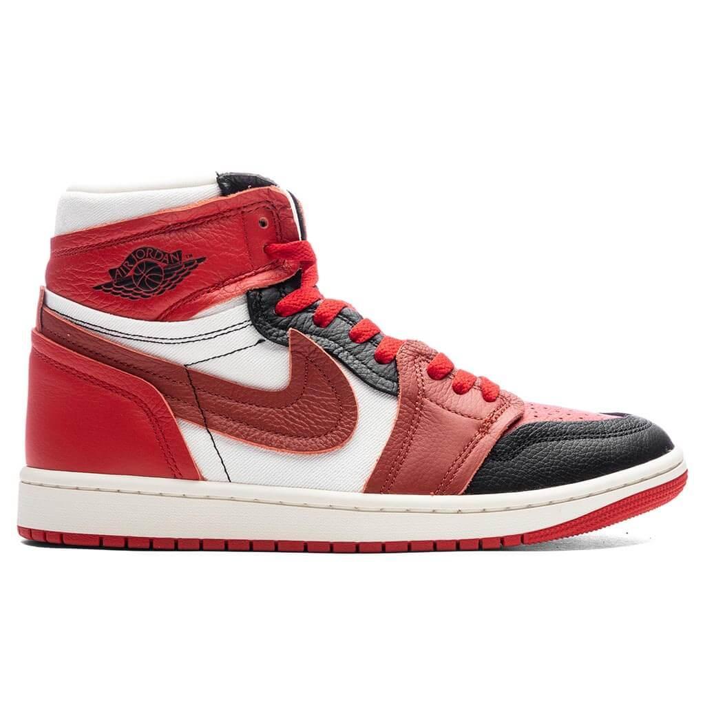 Air Jordan 1 High MM Women's - Sport Red/Dune Red/Black Female Product Image