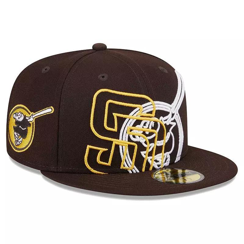 Mens New Era San Diego Padres Game Day Overlap 59FIFTY Fitted Hat Product Image