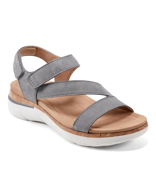 Earth Womens Roni Almond Toe Flat Strappy Casual Sandals Product Image