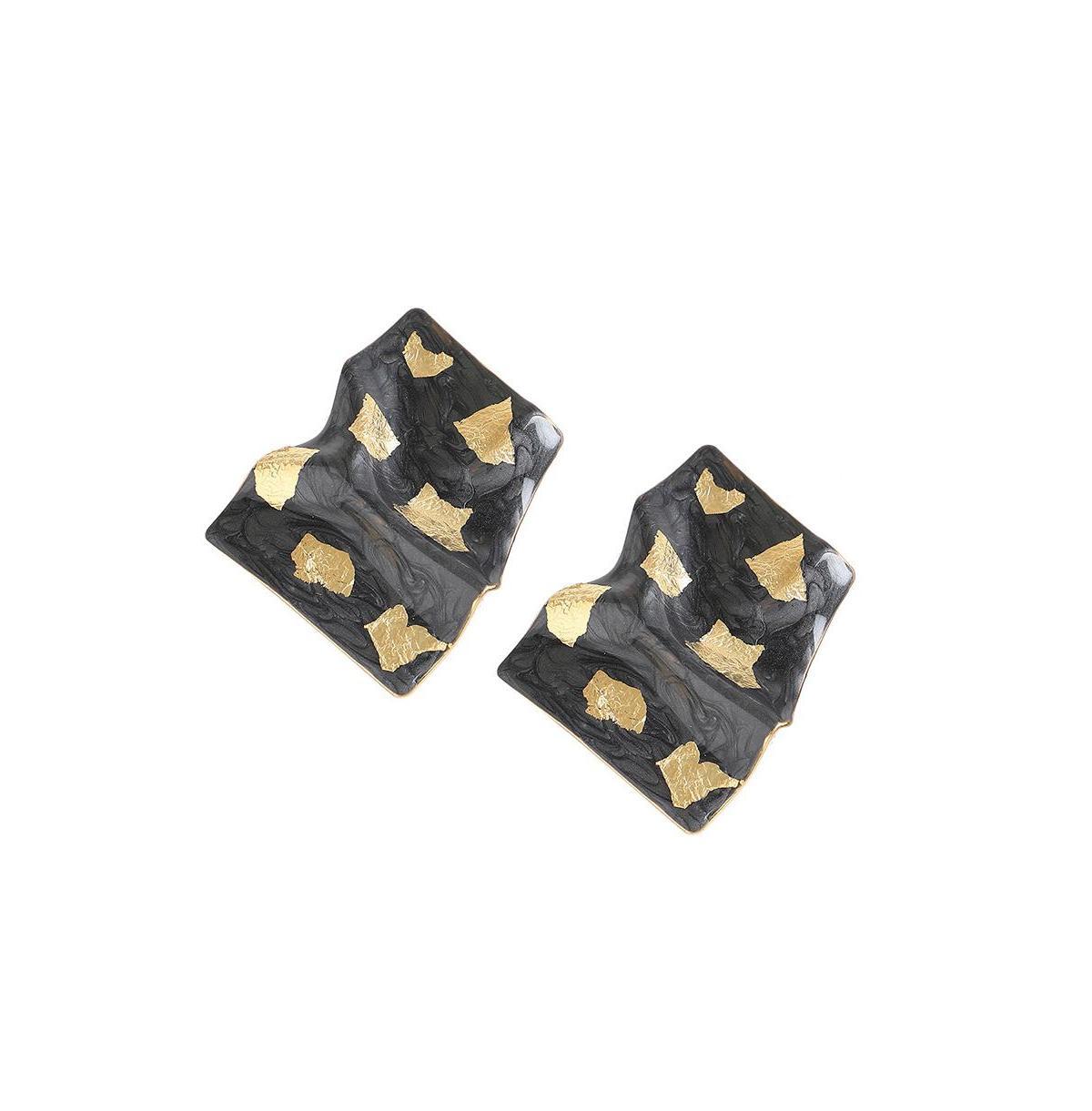 Sohi Womens Foil Drop Earrings Product Image