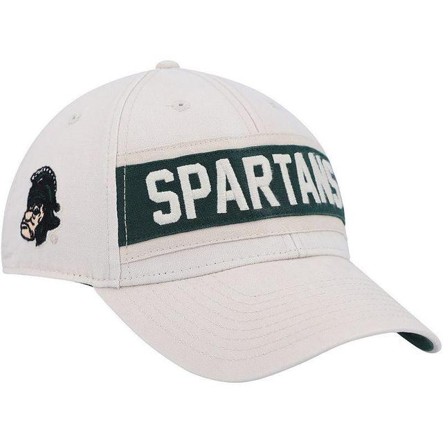 Mens 47 Cream Michigan State Spartans Crossroad MVP Adjustable Hat Product Image