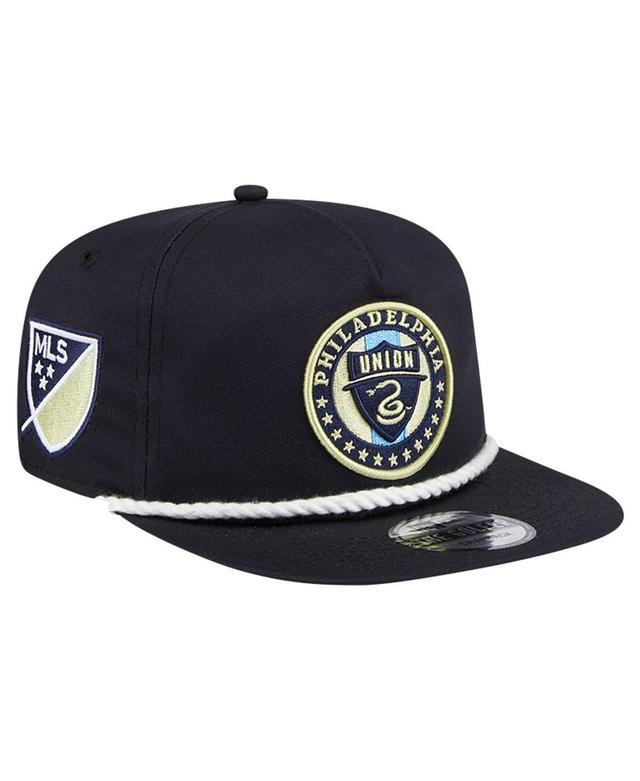 Mens New Era Navy Philadelphia Union The Golfer Kickoff Collection Adjustable Hat Product Image