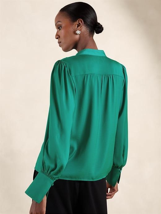 Volume-Sleeve Blouse Product Image