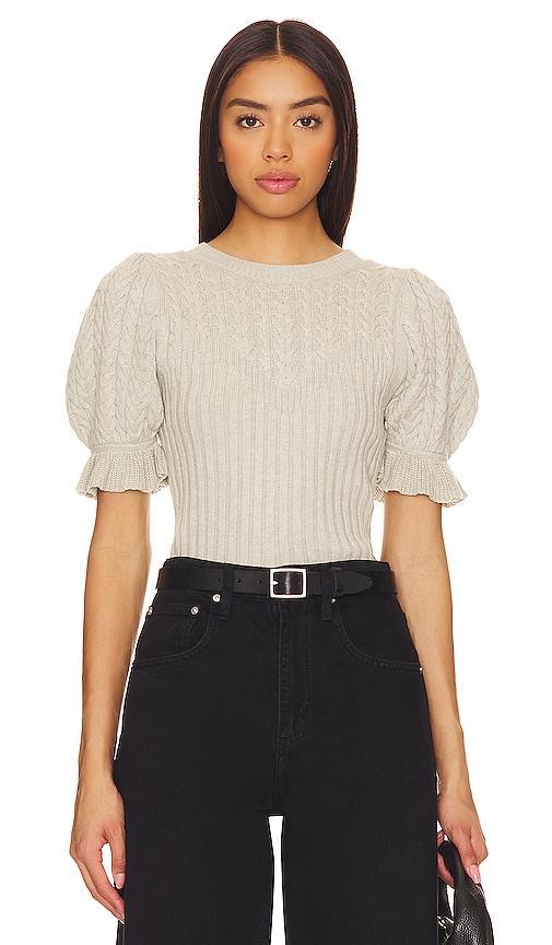 PAIGE Ansa Puff Sleeve Sweater Product Image