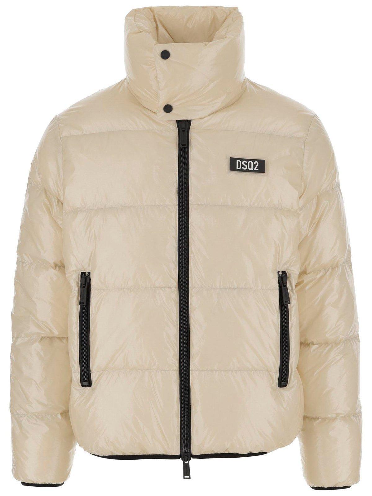 DSQUARED2 Ultra Light Down Jacket In Beige Product Image