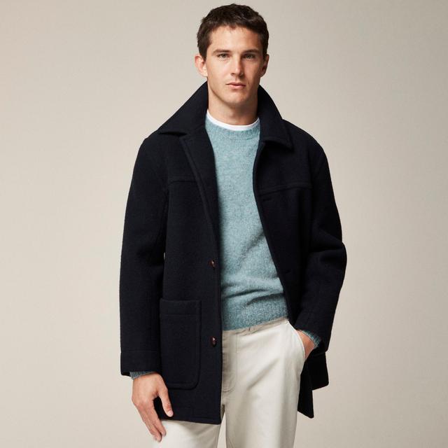 University coat in English merino wool Product Image