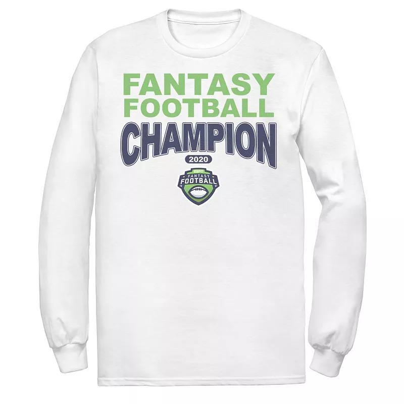 Mens ESPN Fantasy Football Champion Logo Long Sleeve Tee Product Image