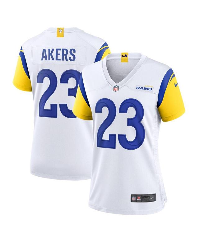 Womens Cam Akers Los Angeles Rams Game Jersey - White Product Image